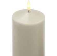 Dekorative LED Stumpenkerze mit Flamme