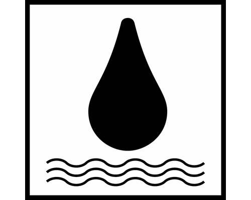 Symbol für Wasserbeständigkeit