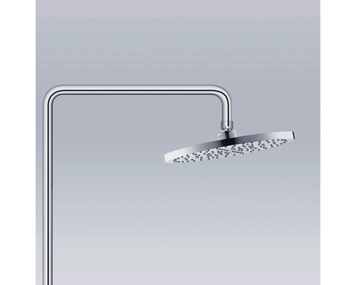 Chromfarbene Kopfbrause für Dusche