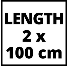 Länge 2 x 100 cm