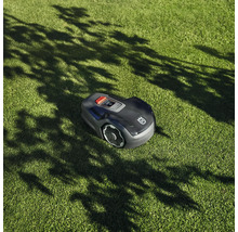 Mähroboter auf Rasenfläche