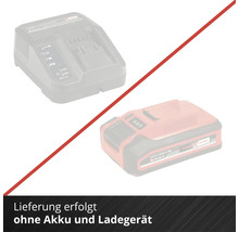 Abbildung zeigt Akku und Ladegerät, Lieferung erfolgt ohne Akku und Ladegerät