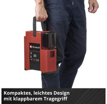 Einhell Akku-Kompressor im Einsatz mit Tragegriff