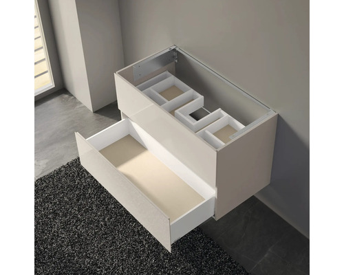 Waschbeckenunterschrank mit Schublade und Fach
