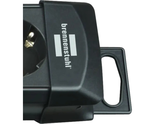 Brennstuhl Logo auf Steckdoseneinsatz