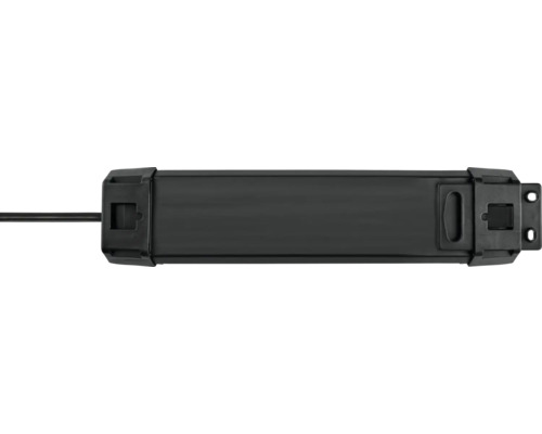 Schwarzer LED Trafo mit Kabel