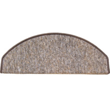 Halbrunde Stufenmatte mit Bordüre