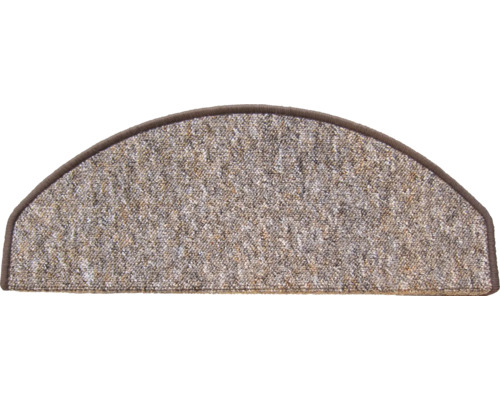 Halbrunde Stufenmatte mit Bordüre