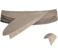 Filzgleiter Eckenschoner für Möbel zum Aufkleben