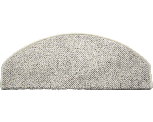 Halbrunde Stufenmatte aus Textil