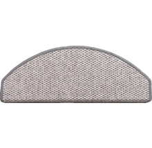 Halbrunde Treppenstufe aus Textil