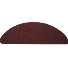 Halbrunde Treppenstufe aus Textil