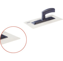 Glättkelle mit Kunststoffblatt und Griff