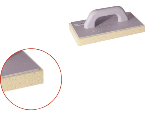 Schwammbrett mit Griff und den Maßen 28 mal 14