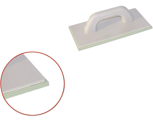 Kunststoff Glättkelle mit Griff, Größe 28 x 14 cm