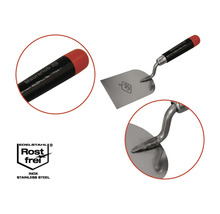 Maurerkelle mit Stahlblatt und Kunststoffgriff