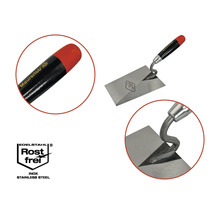 Maurerkelle mit Stahlblatt und Holzgriff