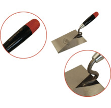 Maurerkelle mit Griff aus Holz und Klinge aus Metall