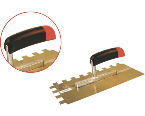 Gezahnte Anspachtelmasse für Fliesen