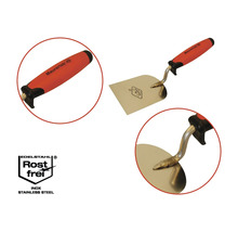 Maurerkelle mit Edelstahlblatt und Kunststoffgriff