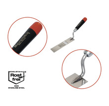 Maurerkelle mit Edelstahlblatt und ergonomischem Griff