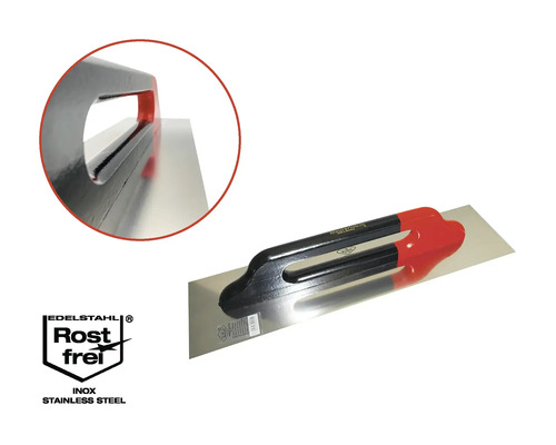 Maurerhobel aus Edelstahl mit Griff
