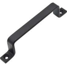 Schwarzer Türgriff aus Metall