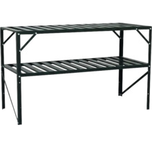 Regal mit zwei Ebenen aus Metall