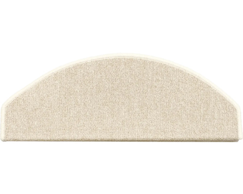 Halbmondförmige Treppenmatte aus Textil