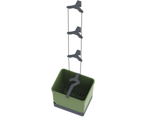 Blumenkasten mit Rankhilfe