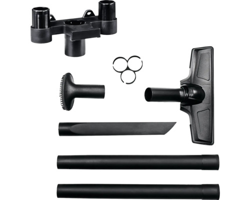 Staubsaugerzubehör Set mit Düsen und Rohren