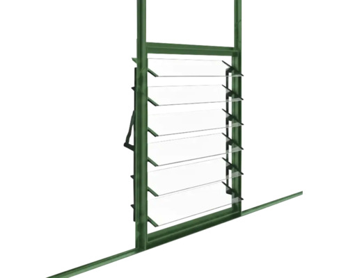 Lamellenfenster mit Drehmechanismus und Glaslamellen