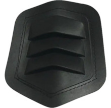 Schwarzer Belüftungseinsatz mit drei Schlitzen