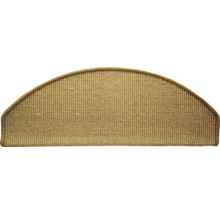 Halbkreisförmige Sisal-Treppenstufe