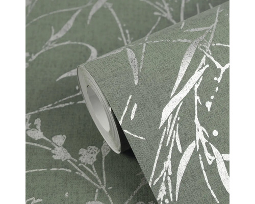 Tapetenrolle mit Pflanzenmuster