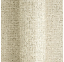 Vliestapete mit Flechtoptik, beige strukturierte Oberfläche.