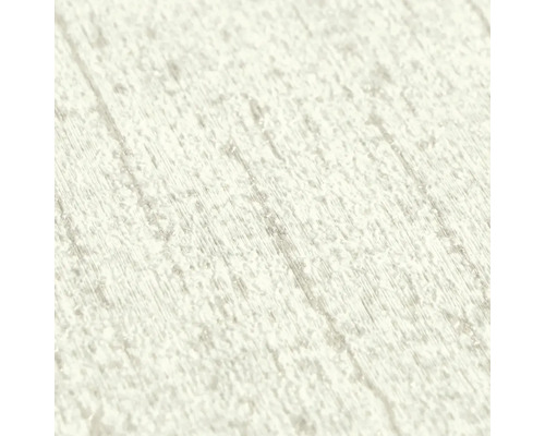 Strukturierte Oberfläche einer Vliestapete mit holzähnlicher Maserung und körnigem Finish.