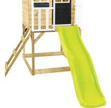 Spielturm mit Rutsche und Leiter aus Holz