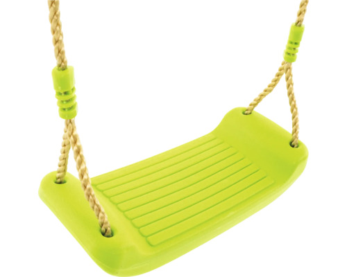 Kinderschaukel mit Seilen und Kunststoffsitz
