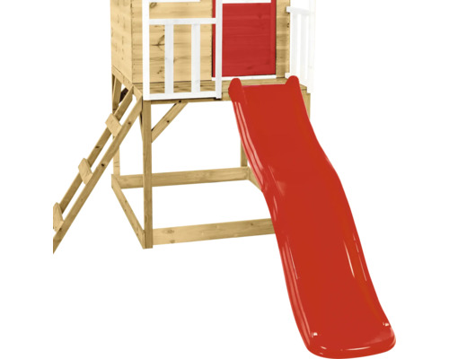 Spielturm mit Rutsche und Leiter für den Außenbereich