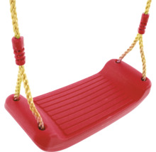 Kinderschaukel aus Kunststoff mit Seilen