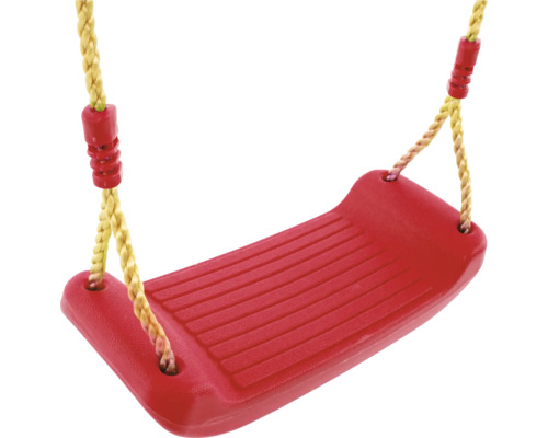 Kinderschaukel aus Kunststoff mit Seilen