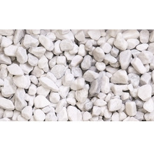 Weißer Zierkies für den Garten- und Landschaftsbau