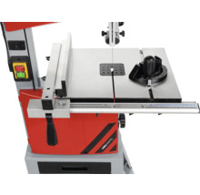 Bandsäge mit Tisch und Winkelanschlag