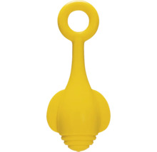 Gelber Kinder-Rollladengurtwickler aus Kunststoff