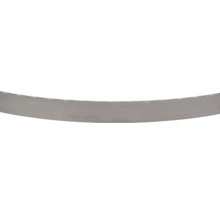 Bandsägeblatt aus Metall mit feiner Verzahnung.