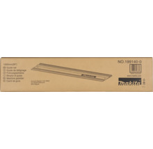 Kartonverpackung für Makita Führungsschiene 1000 Millimeter, Modell 199140-0, mit Produktabbildung und Makita Logo.