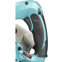 Ergonomischer Handgriff eines Elektrowerkzeugs mit gummierter Grifffläche, Auslöser und Einstellrad.