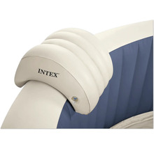 Intex Logo auf einer aufblasbaren Whirlpool-Kopfstütze