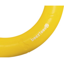 Gelber Hundespielzeugring von Beeztees